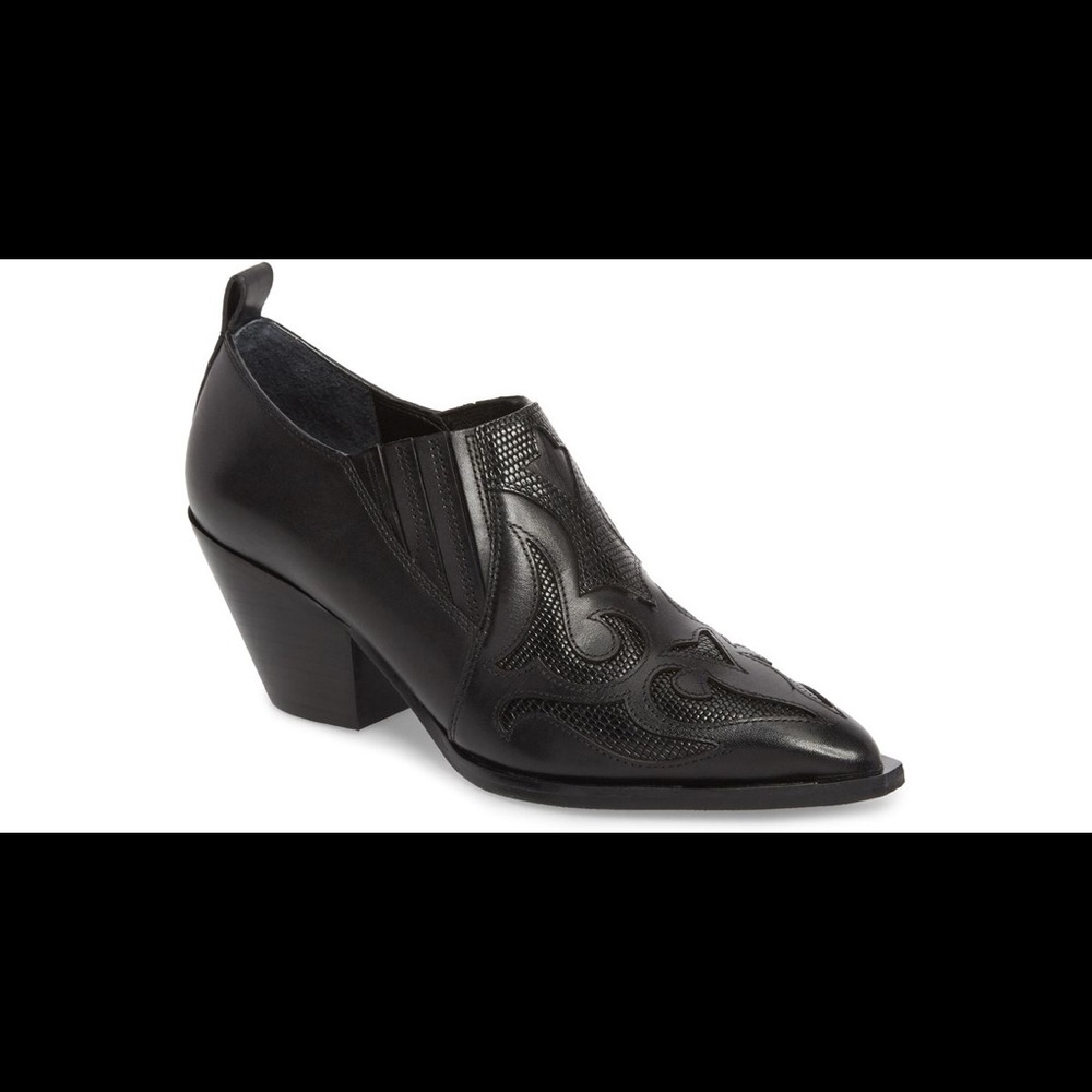 Marc Fisher Ltd Leather Charly Western Boots